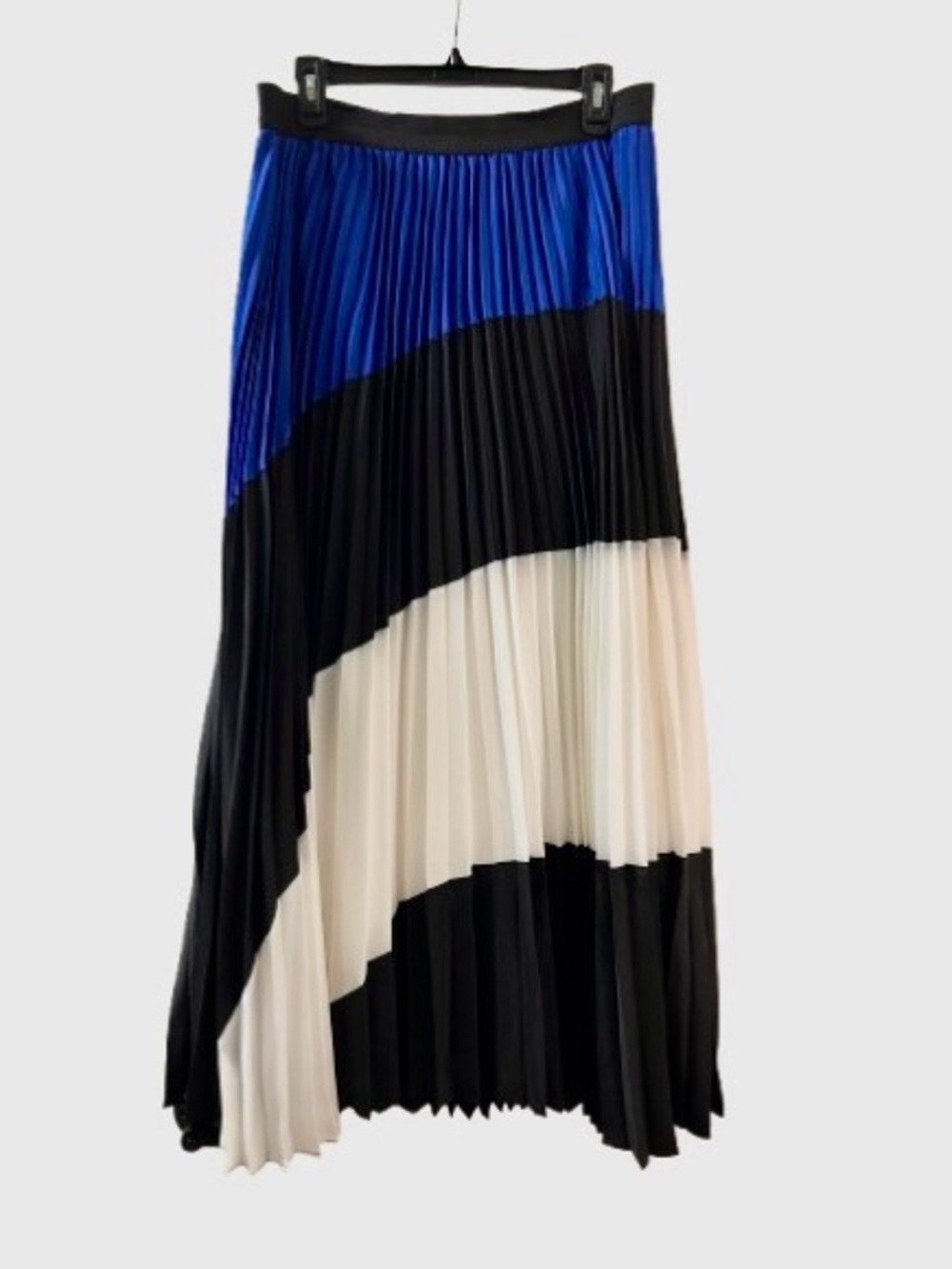 Lane Bryant Pleated Colorblock Maxi Skirt Plus Size 14/16